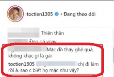 Tóc Tiên đáp trả chuẩn thanh niên cứng khi bị chê hở bạo như gái Tóc Tiên đáp trả chuẩn thanh niên cứng khi bị chê hở bạo như gái